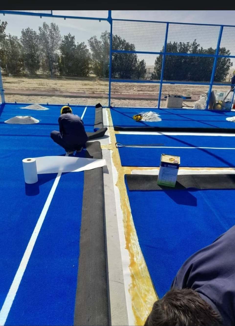 ملعب بادل من تنفيذ جرين جروث في الرياض